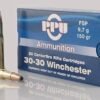 https3A2F2Fmedia.chattanoogashooting.com2Fimages2Fproduct2FOQPP303012FOQPP30301.jpg PPU Rifle Ammunition .30-30 Win 150 gr FNSP 2300 fps 20/ct