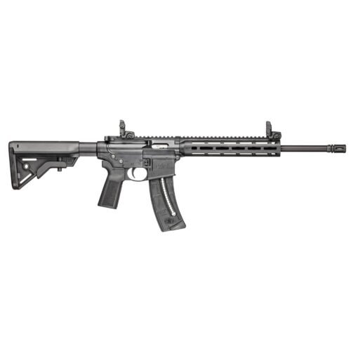 https3A2F2Fmedia.chattanoogashooting.com2Fimages2Fproduct2FSW141802FSW14180.jpg S&W M&P 15-22 Sport Rifle .22 LR 25rd Magazine 16.5" Barrel MBUS Sight and B5 Grip