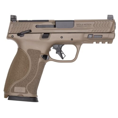 https3A2F2Fmedia.chattanoogashooting.com2Fimages2Fproduct2FSW144242FSW144241.jpg S&W M&P10 2.0 Or Thumb Safety Limited Edition Backpacker Handgun 10mm Auto 15rd Magazines(2) 4" Barrel FDE