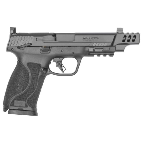 https3A2F2Fmedia.chattanoogashooting.com2Fimages2Fproduct2FSW145042FSW14504_1.jpg S&W PC M&P 10mm M2.0 Optic Ready Thumb Safety Handgun 10mm Auto 10rd Magazines(2) 5.6" Ported Barrel TLCI CA Compliant