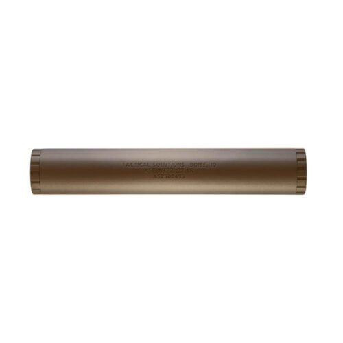 https3A2F2Fmedia.chattanoogashooting.com2Fimages2Fproduct2FTBASCENT22QS2FTBASCENT22QS1.jpg TacSol ASCENT22 Direct Thread Rimfire Suppressor Quicksand .22 LR 1" Dia Thread 1/2? x 28