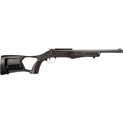 https3A2F2Fmedia.chattanoogashooting.com2Fimages2Fproduct2FTESSPS45BKFS2FTESSPS45BKFS-1.jpg Rossi Survival Shotgun 410 ga/45 Colt 3" Chamber Single Shot 16" Barrel Black with Folding Stock