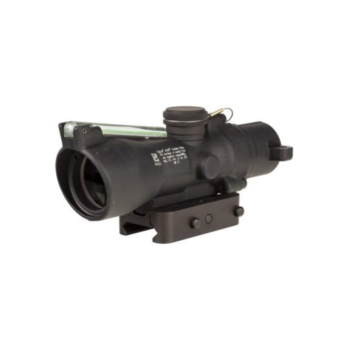 https3A2F2Fmedia.chattanoogashooting.com2Fimages2Fproduct2FTR4003562FTR400356.jpg Trijicon Compact ACOG 3x24 Rifle Scope Low Height Green Horseshoe/Dot .223/55gr. Illuminated Black