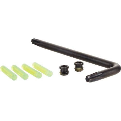https3A2F2Fmedia.chattanoogashooting.com2Fimages2Fproduct2FTRAC500112FTRAC50011.jpg Trijicon DI Night Sight Standard Replacement Kit Green Fiber and Black Retainer