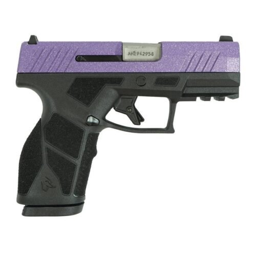 https3A2F2Fmedia.chattanoogashooting.com2Fimages2Fproduct2FTX1GX2931SP2Ftaurus_gx2_purple_sparkle_handgun_9mm_luger_13rd_magazines_2_3.38_barrel_black_frame_custom_slide_tx1gx2931sp_0000_Right.jpg Taurus GX2 "Purple Sparkle" Handgun 9mm Luger 13rd Magazines (2) 3.38" Barrel Black Frame/Custom Slide