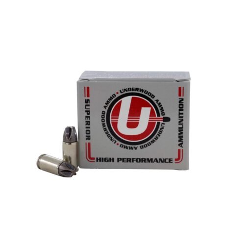 https3A2F2Fmedia.chattanoogashooting.com2Fimages2Fproduct2FUB8732FUB873.jpg Underwood Defensive Handgun Ammunition 9mm Luger 68gr Solid 1700 fps 20/ct