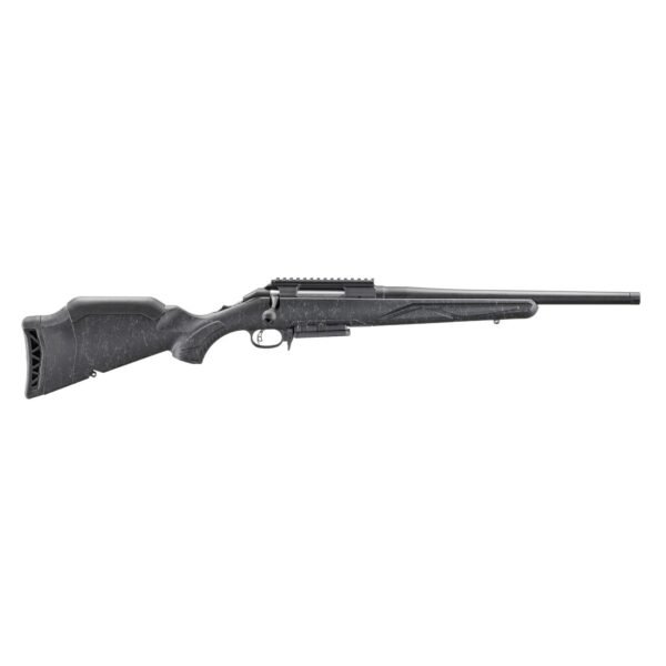 https3A2F2Fmedia.chattanoogashooting.com2Fimages2Fproduct2FUR469952FUR46995.jpg Ruger American GII Patrol Rifle .308 Win 3rd Capacity 16.1'' Threaded Barrel Black Splatter Stock