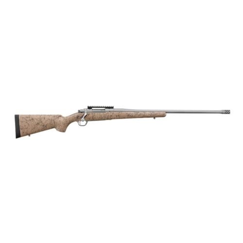 https3A2F2Fmedia.chattanoogashooting.com2Fimages2Fproduct2FUR571552FUR57155-1.jpg Ruger Hawkeye FTW Hunter Rifle .300 Win Mag 3rd Magazine 24" Barrel Tan and Black Speckled