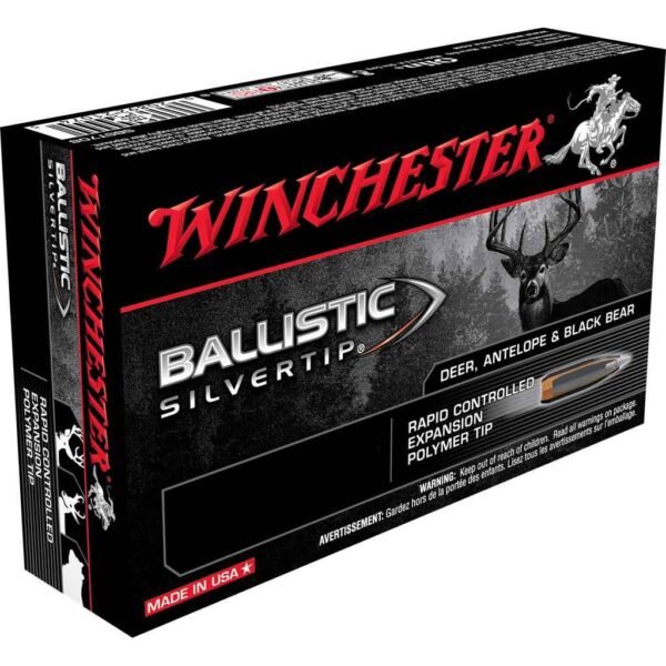 https3A2F2Fmedia.chattanoogashooting.com2Fimages2Fproduct2FWNSBST65P2FWNSBST65P.jpg Winchester Ballistic Silvertip Rifle Ammunition 6.5 PRC 140 gr. PT 3020 fps 20/ct