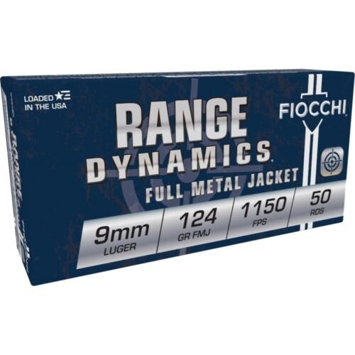 https3A2F2Fmedia.chattanoogashooting.com2Fimages2Fproduct2FXN9APB2FXN9APB-1.jpg Fiocchi Range Dynamics Handgun Ammunition 9mm Luger 124 gr FMJ 1150 fps 50/ct