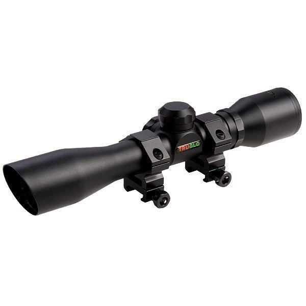 https3A2F2Fmedia.chattanoogashooting.com2Fimages2Fproduct2FXRTG8504BR2FXRTG8504BR.jpg Truglo Compact Rifle Scope 4x32mm 1" SPF Duplex Black