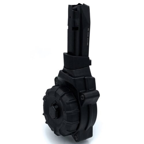https3A2F2Fmedia.chattanoogashooting.com2Fimages2Fproduct2FZMDRMA1092FZMDRMA109-1.jpg Promag Shadow Systems CR920 Handgun Magazine Drum Black 9mm Luger 30/rd