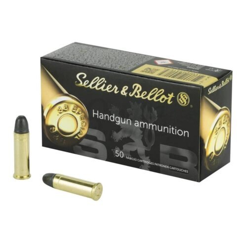 https3A2F2Fmedia.chattanoogashooting.com2Fimages2Fproduct2FZYSB38A2FZYSB38A-1.jpg Sellier & Bellot Pistol & Revolver Ammo .38 Special 158 gr LRN 997 fps 50/ct