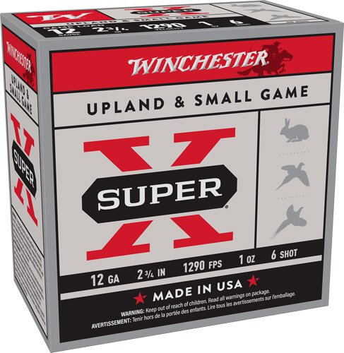 AXU126_1.jpg WINCHESTER SUPER-X 12GA 2.75" - 1OZ #6 1290FPS 250RD CASE LOT