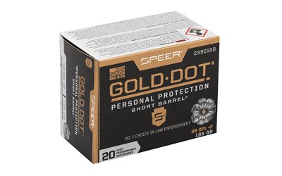 CCI23921GD_2.jpg SPR GOLD DOT 38S+P 135G HP SB 20/200