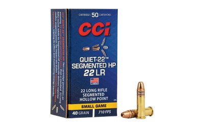 CCI970_1.jpg CCI QUIET SEGMENTED 22LR 40GR HP 50