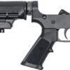 GLFA LOWER GROUP AR-15 5.56MM - W/ADJUSTABLE STOCK BLACK