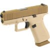 GLOCK 43X 9MM 15RD TWO TONE TAN