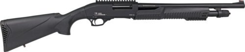 IVER JOHNSON PUMP 12GA 3" 18" - BLUED SYNTHETIC