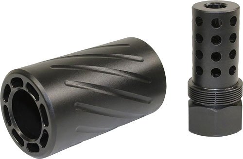 SPITFIRE300_1.jpg GUNTEC AR 300 BLACKOUT MUZZLE - COMP & QD BLAST SHIELD
