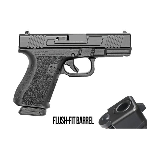 https3A2F2Fmedia.chattanoogashooting.com2Fimages2Fproduct2FAWCA19PSFFR2FAWCA19PSFFR-1.jpg Combat Armory CA19 Handgun 9mm Luger 15rd Magazine 3.89" Barrel Black
