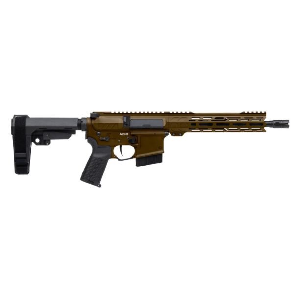https3A2F2Fmedia.chattanoogashooting.com2Fimages2Fproduct2FCA34A390FMB2FCA34A390FMB1.jpg CMMG Banshee MK4 Handgun 338 Arc 10rd Magazine 10.5'' Barrel RipBrace Midnight Bronze