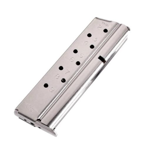 https3A2F2Fmedia.chattanoogashooting.com2Fimages2Fproduct2FCFMMG9FS92FCFMMG9FS9-1.jpg Chip McCormick Custom Match Grade Full Size 1911 Handgun Magazine Stainless Steel 9mm Luger 9/rd