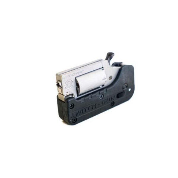 https3A2F2Fmedia.chattanoogashooting.com2Fimages2Fproduct2FDFSwitchgun2FDFSwitchgun25.jpg Standard Manufacturing Switch-Gun Single Action Folding Revolver .22 WMR 5rd Capacity 0.75" Barrel