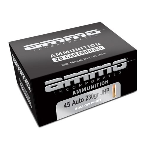 https3A2F2Fmedia.chattanoogashooting.com2Fimages2Fproduct2FDH45230JHPA202FDH45230JHPA20-1.jpg Ammo Inc Signature Handgun Ammunition .45 Auto 230gr JHP 895 fps 20/ct