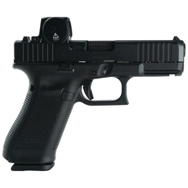 https3A2F2Fmedia.chattanoogashooting.com2Fimages2Fproduct2FGLPV4550203DFEND2Fglock_45_v_9mm_fxd_comm_17rd_vortex_defender_enclosed_optic_glpv4550203dfend_0003_Right.jpg Glock V-Series Optic Ready Model 45 Handgun 9mm Luger 17rd Magazines(3) 3.7" Barrel Black Cerakote Vortex Defender Optic Austria