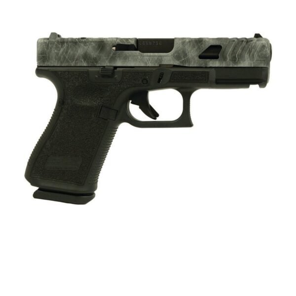 Glock V-Series Model 19 Marble Cerakote Handgun 9mm Luger 15rd Magazines (3) 4.02" Barrel LSR Stipple USA Made