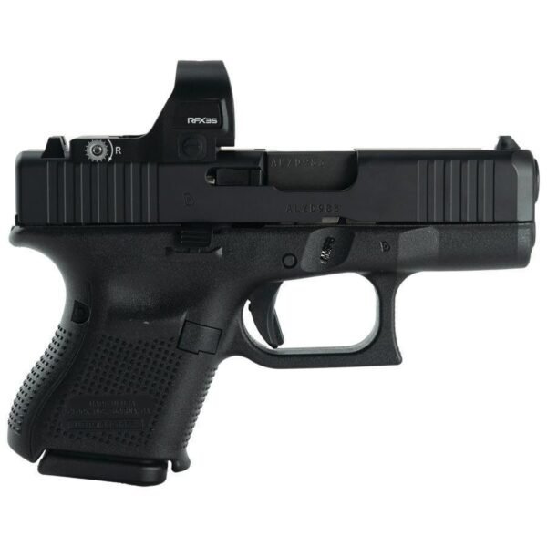 Glock V-Series Model 26 Handgun 9mm Luger 10rd Magazines (3) 3.43" Barrel Black US Made w/Viridian RFX35 Green Dot