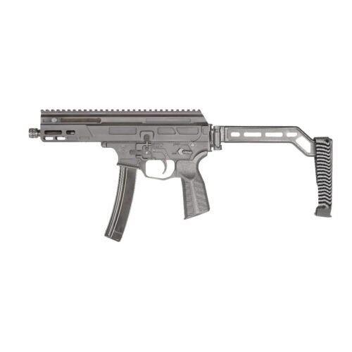 https3A2F2Fmedia.chattanoogashooting.com2Fimages2Fproduct2FIQMAT99HKBRC1BB2FIQMAT99HKBRC1BB1.jpg Matador Arms MAT-9K Roller Pistol 9mm Luger 30rd Magazine 5.5 Barrel H&K Magazine Compatible Black Brace