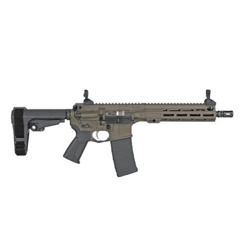 https3A2F2Fmedia.chattanoogashooting.com2Fimages2Fproduct2FLJICMKIIP5PBC10SBA32FLJICMKIIP5PBC10SBA31.jpg LWRC ICMKII Pistol 5.56mm 30rd Magazine 10'' Barrel Patriot Brown w/SBA3 Brace