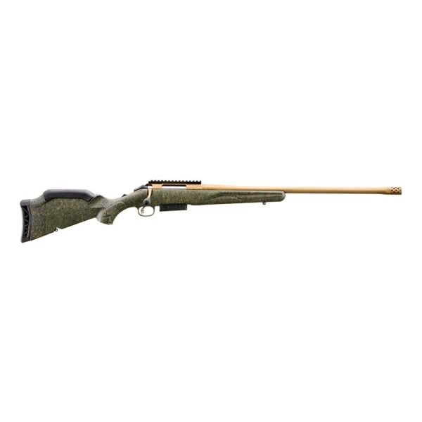 https3A2F2Fmedia.chattanoogashooting.com2Fimages2Fproduct2FUR469352FUR46935-1_1.jpg Ruger American Gen II Predator Rifle 450 Bushmaster 3rd Magazine 22" 11/16x24 Threaded Barrel Green