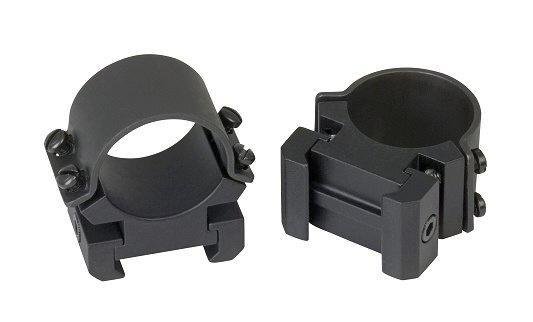 https3A2F2Fmedia.chattanoogashooting.com2Fimages2Fproduct2FWE491432FWE49143.jpg Weaver Sure Grip Windage Adjustable Aluminum Scope Rings (4-Screws) - 1" Medium Matte