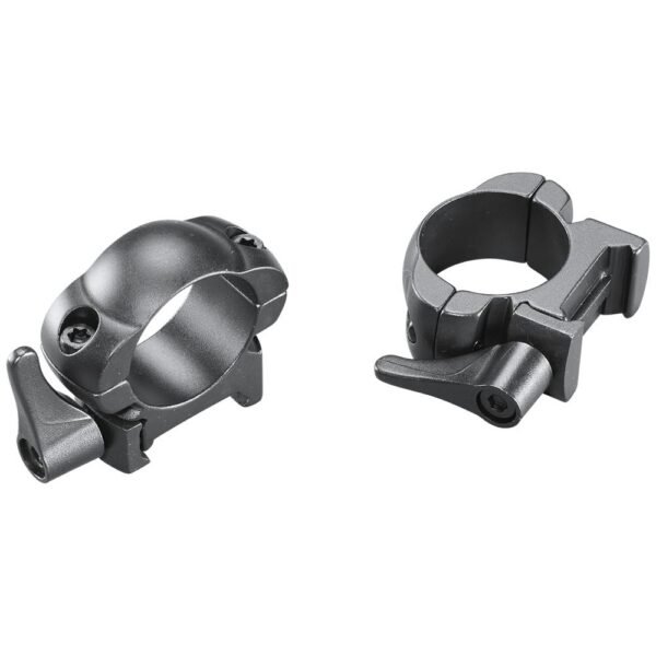 https3A2F2Fmedia.chattanoogashooting.com2Fimages2Fproduct2FWE493252FWE49325-1.jpg Weaver Grand Slam Leaver-Lok Top Mount Steel Scope Rings 1" Medium Matte