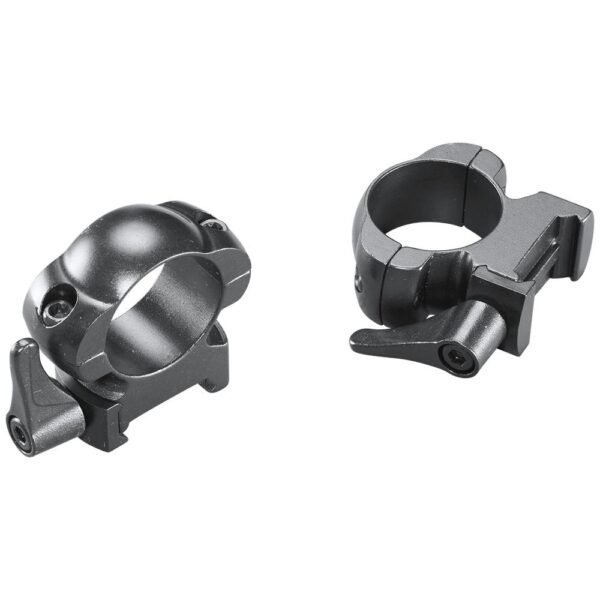 https3A2F2Fmedia.chattanoogashooting.com2Fimages2Fproduct2FWE493262FWE49326-1.jpg Weaver Grand Slam Leaver-Lok Top Mount Steel Scope Rings 1" High Matte