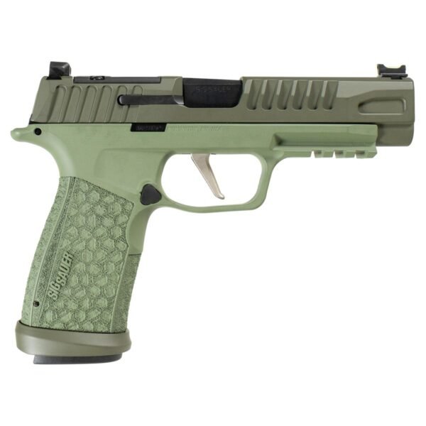 https3A2F2Fmedia.chattanoogashooting.com2Fimages2Fproduct2FXI6987212TODG2FXI6987212TODG1.jpg Sig Sauer P365 Fuse Two-Tone ODG Handgun 9mm Luger 21(2)&17(1)rd Magazines 4.3" Barrel LXG Front Optic Sight