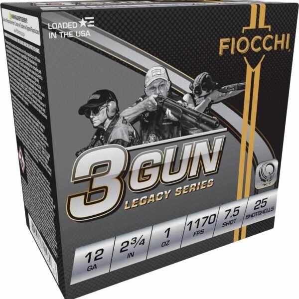 https3A2F2Fmedia.chattanoogashooting.com2Fimages2Fproduct2FXN12DL3G752FXN12DL3G75-1.jpg Fiocchi 3 Gun Match Shotshells 12ga 2-3/4" 1oz 1170 fps #7.5 25/ct