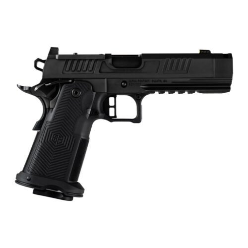https3A2F2Fmedia.chattanoogashooting.com2Fimages2Fproduct2FXXAA39X1CIGXDBK20PROMNVC2FXXAA39X1CIGXDBK19-1.jpg Alpha Foxtrot AF1911-Romulus Handgun 9mm Luger 20rd Magazines(5) 4.25" Compensated Threaded Barrel Black MOS Cut