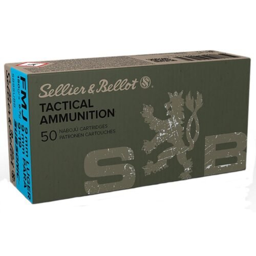 https3A2F2Fmedia.chattanoogashooting.com2Fimages2Fproduct2FZYSB9SUBB2FSB9SUBB.jpg Sellier & Bellot Subsonic Handgun Ammunition 9mm Luger 150gr FMJ 1000 fps 20/ct
