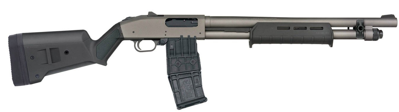 590M MAG-FED 12Ga 18.5" MAGPUL Grey/BLK 10rd