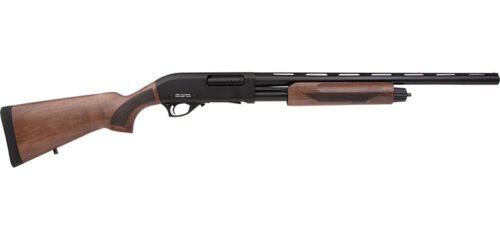 363894-1.jpg RIA Yth Pump 12ga 22" Blk/Walnut 5rd