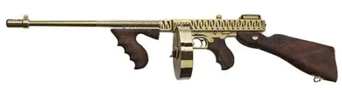 92237-14249551.webp THOMPS 1927A1 DELUXE 45ACP RFL GOLD TIGER STRP