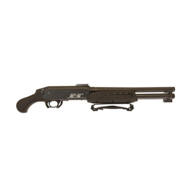 https3A2F2Fmedia.chattanoogashooting.com2Fimages2Fproduct2FDFSP12COMPACTPRO2FDFSP12COMPACTPRO-1.jpg Standard Manufacturing SP-12 Compact Pro Shotgun 12 ga 3" Chamber 5rd Magazine 14.5" Barrel Brown