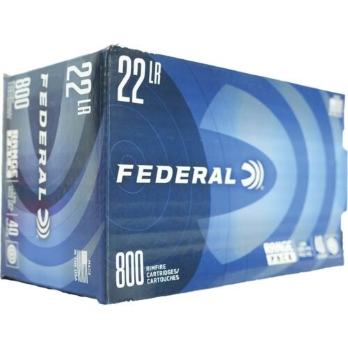 https3A2F2Fmedia.chattanoogashooting.com2Fimages2Fproduct2FFA729B8002FFA729B800-1.jpg Federal Range Pack Rimfire Ammunition .22 LR 40 gr. LRN 1200 fps 800/ct