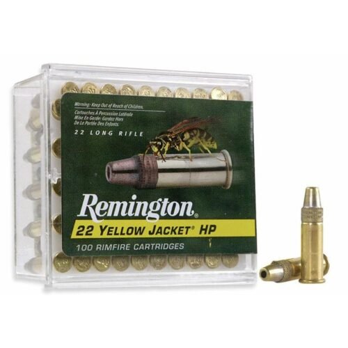 https3A2F2Fmedia.chattanoogashooting.com2Fimages2Fproduct2FRT212802FRT21280-1.jpg Remington .22 Yellow Jacket Rimfire Ammunition .22 LR 33 gr TCHP 1500 fps 100/ct
