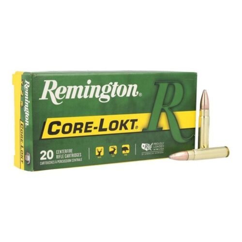 https3A2F2Fmedia.chattanoogashooting.com2Fimages2Fproduct2FRTR213512FRTR213512.jpg Remington Core-Lokt Rifle Ammunition 300 HAMR 130gr SP 2340 fps 20/ct