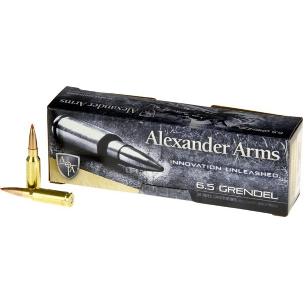 image-full-6245-f8c4f13e51c2d1b1bd54f14962376df5.jpg ALEX ARMS 6.5 GREN 129GR SST 20RD